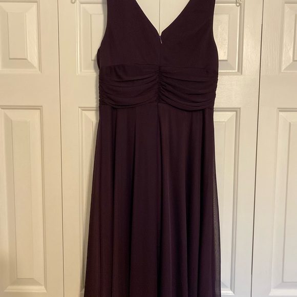 Deep Purple Dress with Jeweled Embellishment - Picture 2 of 5